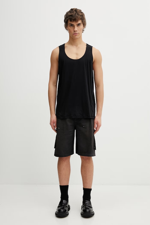 Our Legacy Mount šortky bavlněné pánské M2264MSJH černá