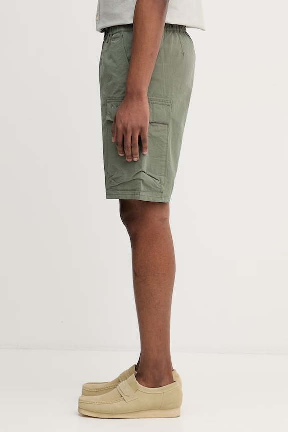 Barbour MST0076OL52 pantaloni scurți cargo din bumbac pentru bărbați MST0076OL52 verde SS26