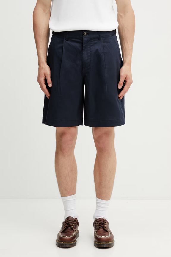 Barbour MST0078NY91 pantaloni scurți chinos din bumbac pentru bărbați bleumarin MST0078NY91