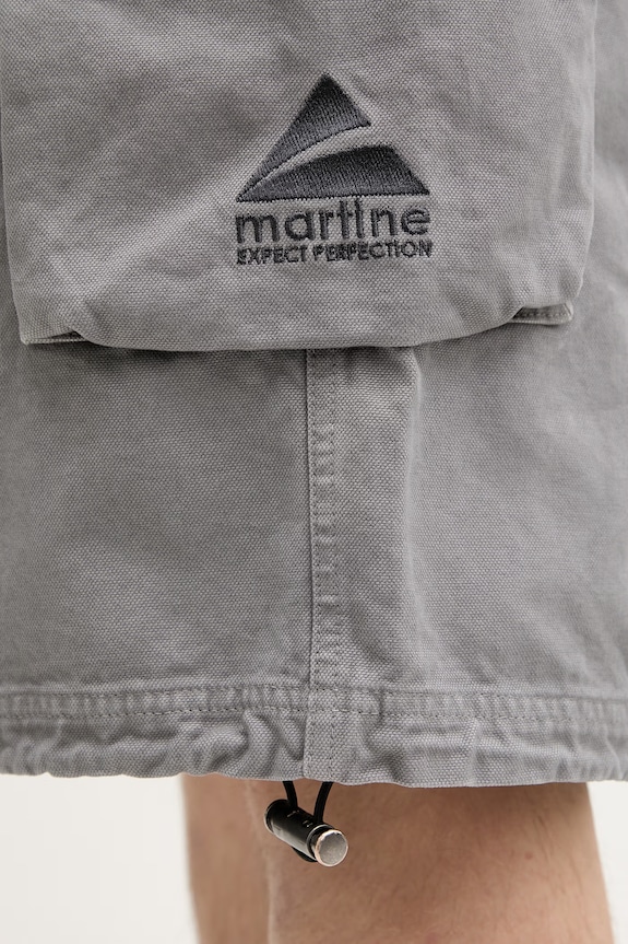 Martine Rose Utility szorty cargo bawełniane męskie szary 860WP22003