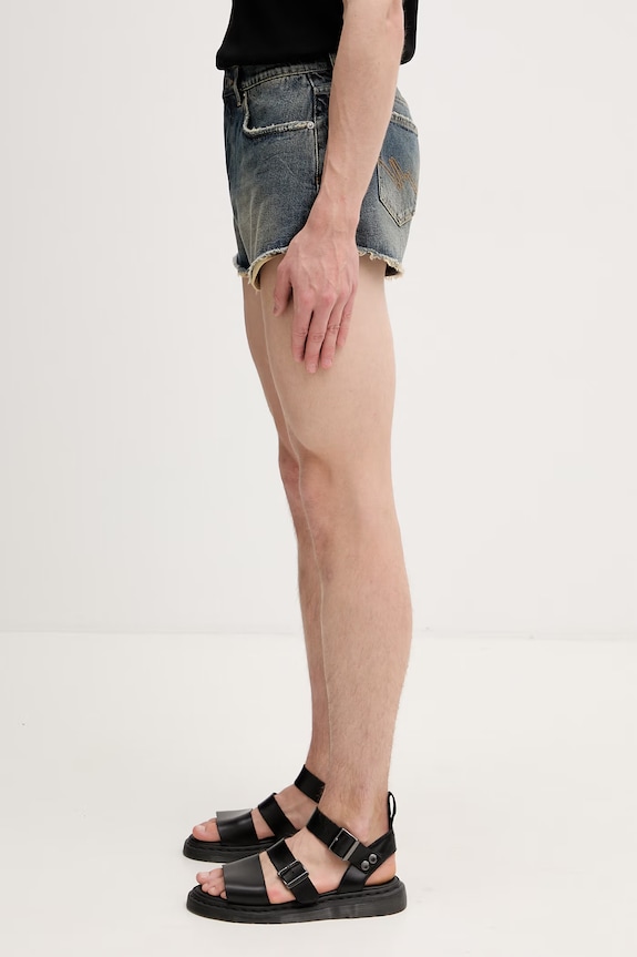 Martine Rose szorty jeansowe męskie 269WD14537 niebieski SS26