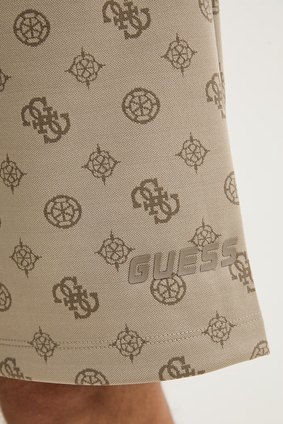 Guess pantaloni scurți de trening Bărbați OVIDO bej Z6GD03.K2851