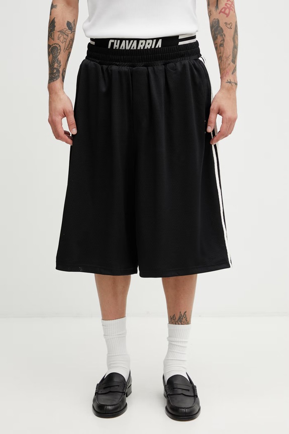 adidas Originals x Willy Chavarria pantaloni scurți pentru bărbați negru KR8682