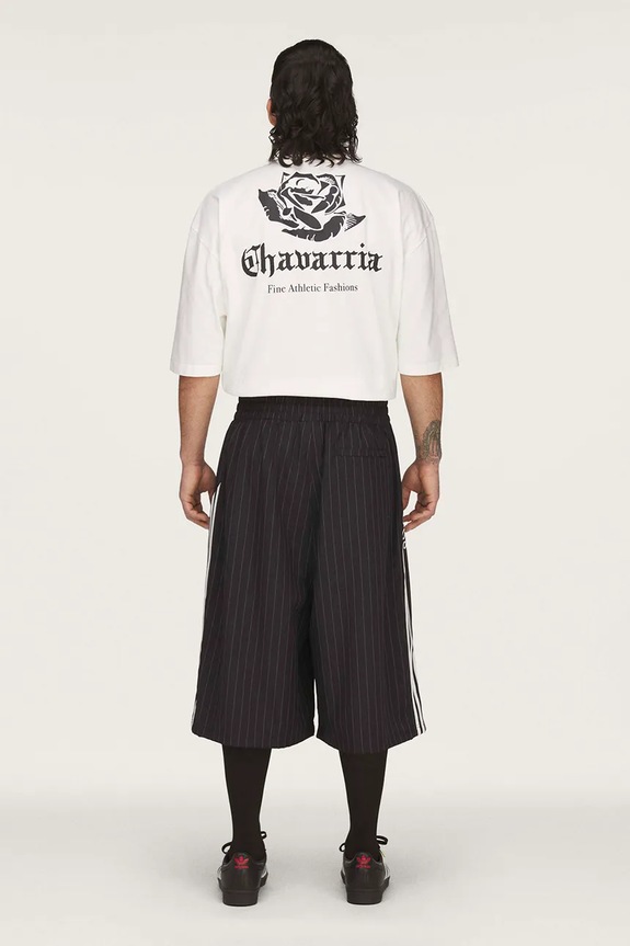 Îmbrăcăminte Adidas Originals x Willy Chavarria pantaloni scurți cu lână merino pentru bărbați KV2247 negru