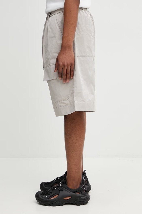 Y-3 M WL SHORTS pantaloni scurți pentru bărbați cu bumbac KS5118. bej SS26