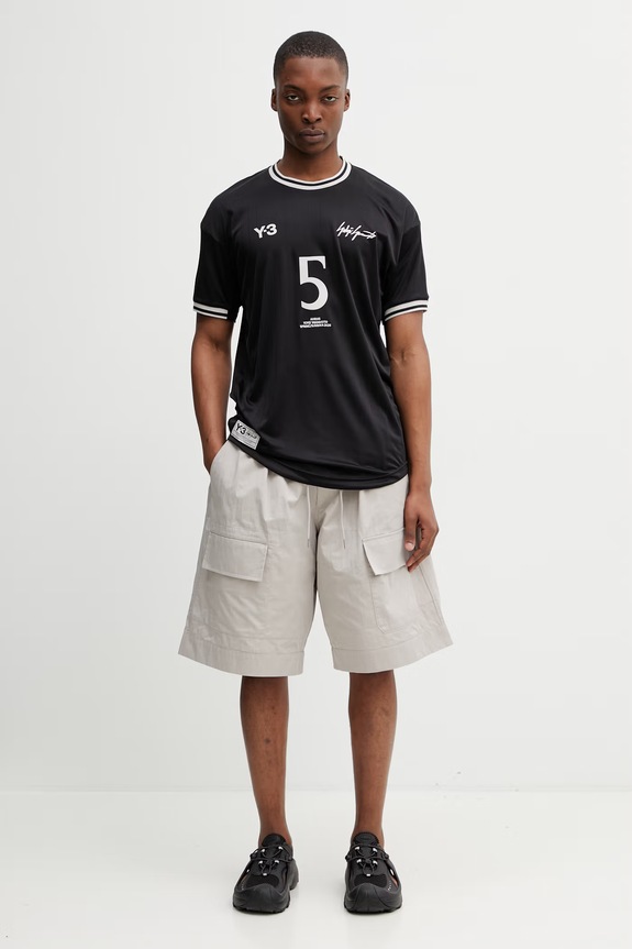 Y-3 M WL SHORTS pantaloni scurți pentru bărbați cu bumbac KS5118. bej
