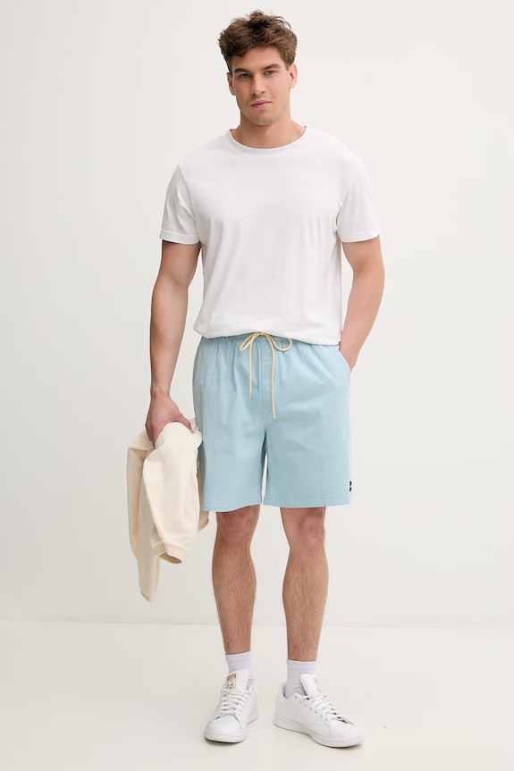 Hurley kratke hlače moške bombažne z elastanom ICON MWEU00009 modra SS26