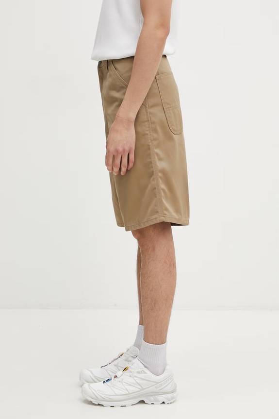 Carhartt WIP Simple Short pantaloni scurți cu bumbac pentru bărbați I034912.8Y02 bej SS26