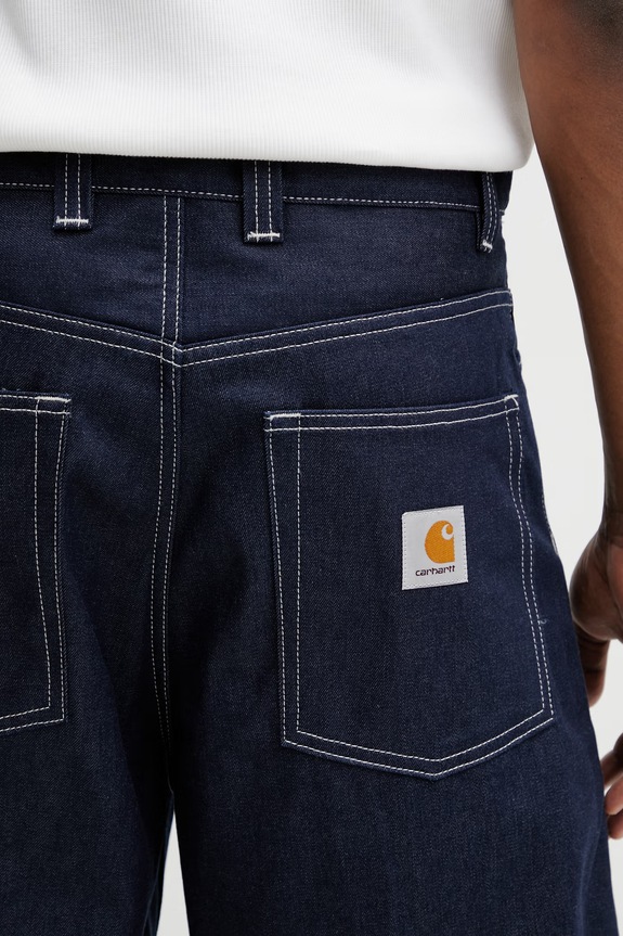 Carhartt WIP Brandon Short szorty jeansowe męskie niebieski I036543.101