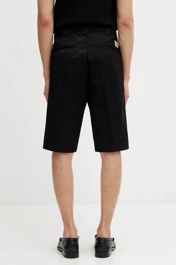 Îmbrăcăminte Carhartt WIP Master Short pantaloni scurți pentru bărbați I034913.8902 negru