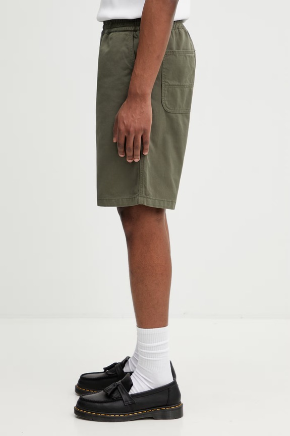 Carhartt WIP Flint Short шорти бавовняні чоловічі I030480.11GD зелений SS26