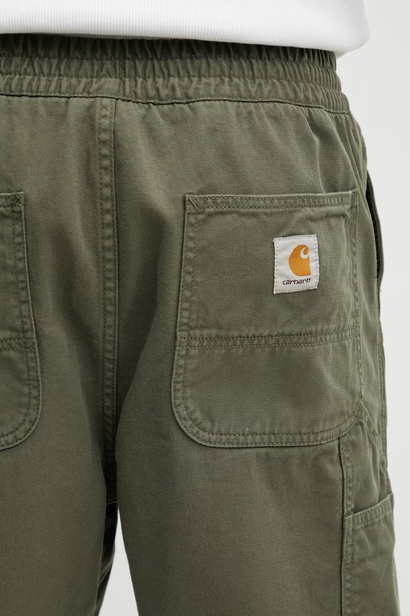 Carhartt WIP Flint Short шорти бавовняні чоловічі зелений I030480.11GD