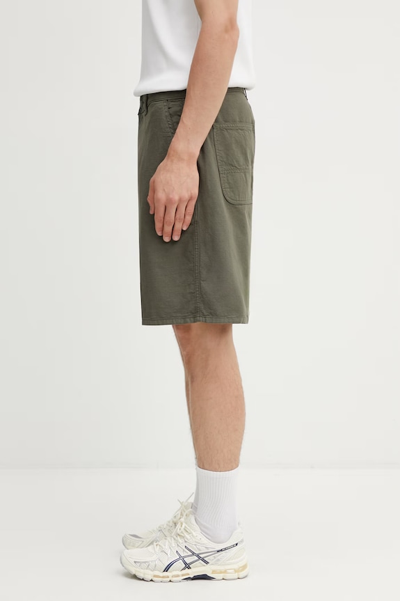 Carhartt WIP Walter Single Knee Short чоловічі бавовняні шорти I036491.11GD зелений SS26