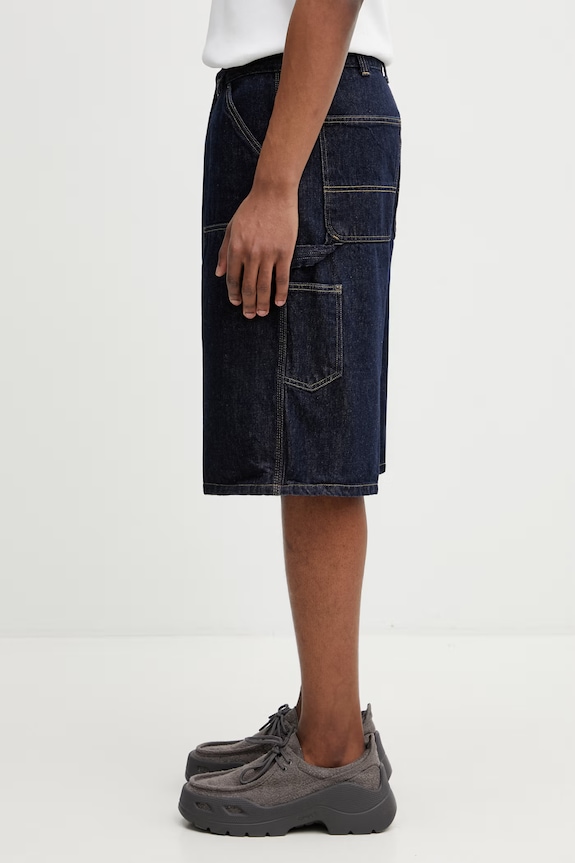 Carhartt WIP OG Double Knee Short pantaloni scurți denim pentru bărbați I036590.102 albastru SS26
