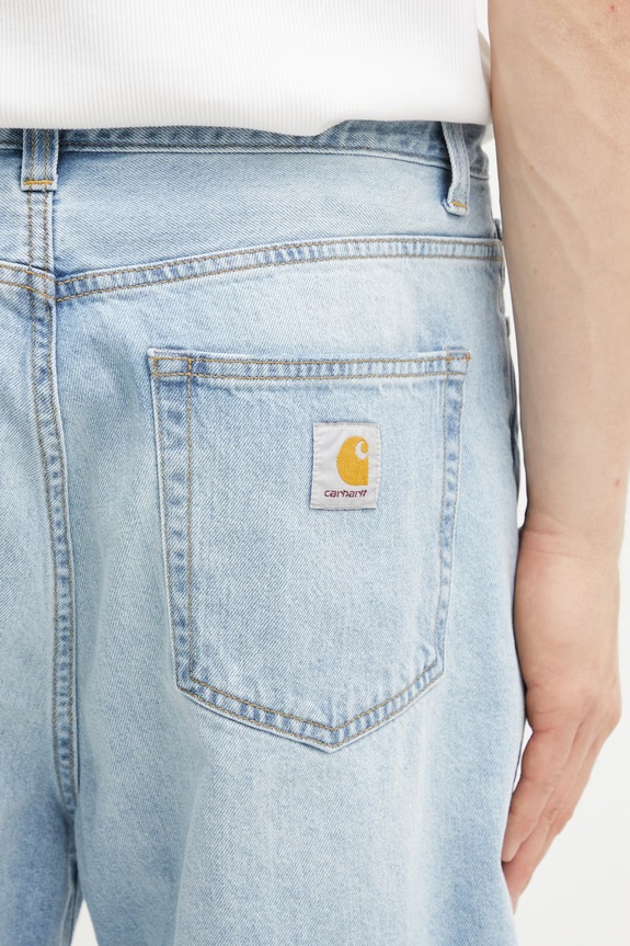 Carhartt WIP Landon Short pantaloni scurți din bumbac pentru bărbați albastru I030469.01WU