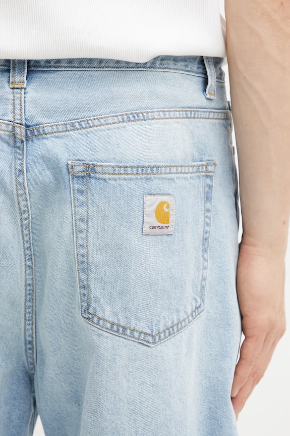 Carhartt WIP Landon Short pantaloni scurți din bumbac pentru bărbați albastru I030469.01WU