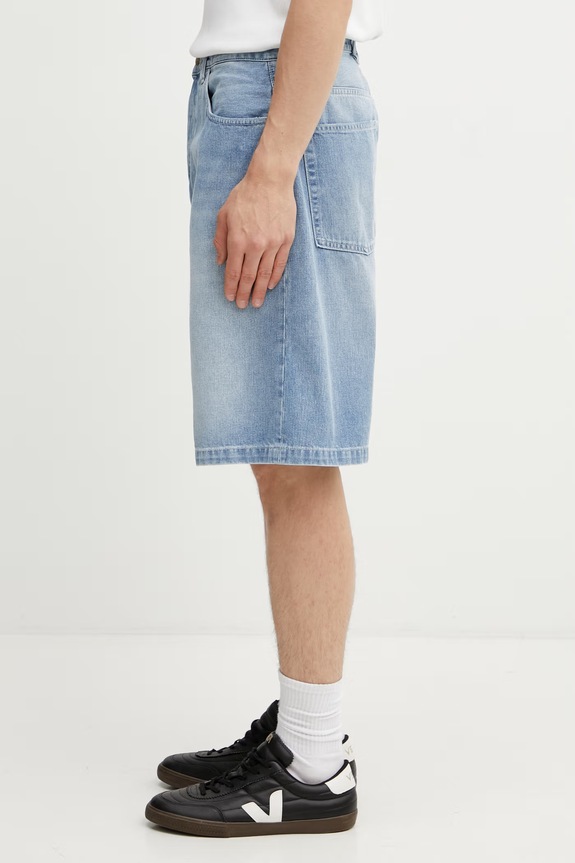 Carhartt WIP Brandon Short pantaloni scurți din bumbac pentru bărbați I036543.01ZO albastru SS26