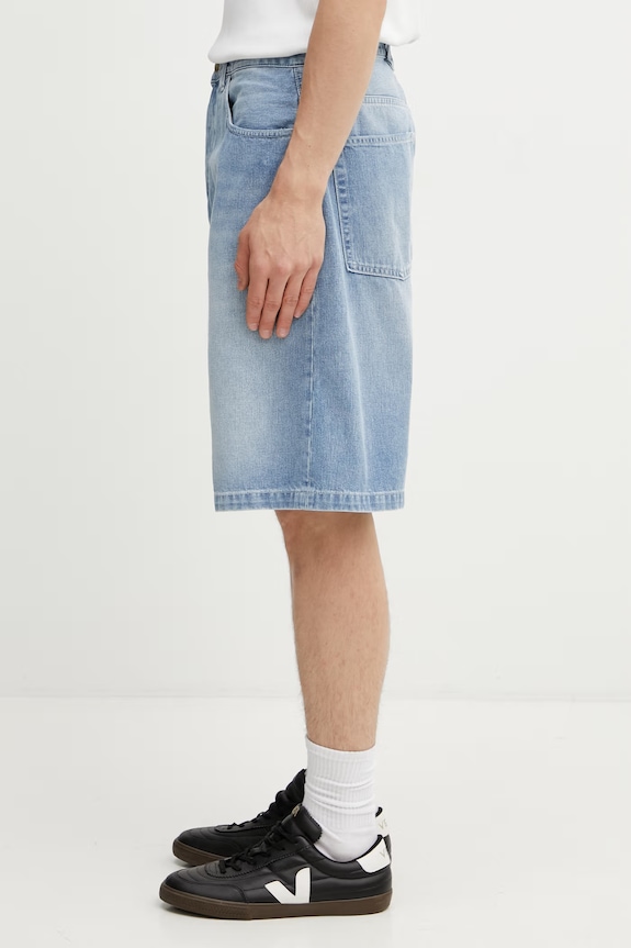 Carhartt WIP Brandon Short pantaloni scurți din bumbac pentru bărbați I036543.01ZO albastru SS26