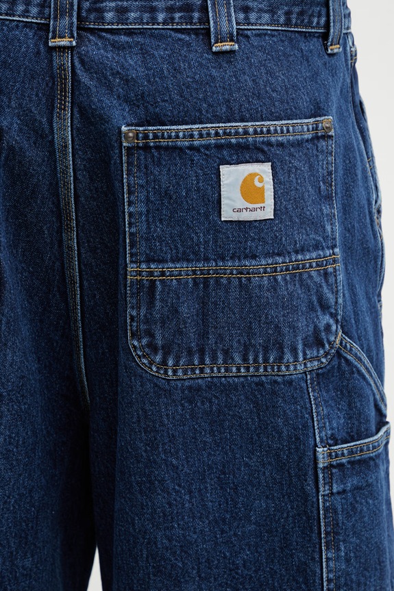 Carhartt WIP OG Double Knee Short pantaloni scurți denim pentru bărbați albastru I036590.106