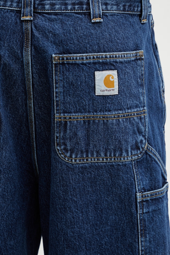 Carhartt WIP OG Double Knee Short pantaloni scurți denim pentru bărbați albastru I036590.106