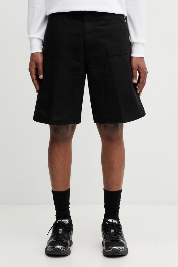 Carhartt WIP Double Knee Short Pantaloni scurți bumbac pentru bărbați negru I034793.8902