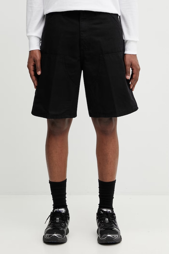 Carhartt WIP Double Knee Short Pantaloni scurți bumbac pentru bărbați negru I034793.8902