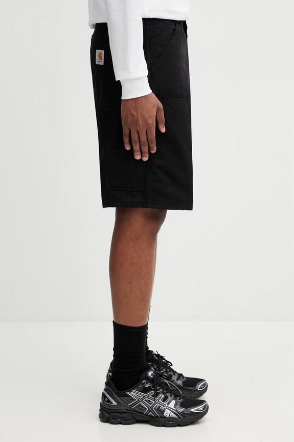Carhartt WIP Double Knee Short Pantaloni scurți bumbac pentru bărbați negru I034793.8902
