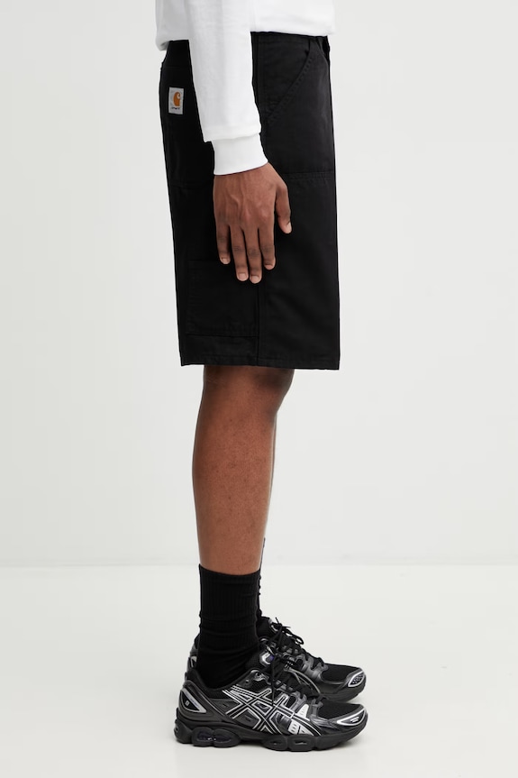 Carhartt WIP Double Knee Short Pantaloni scurți bumbac pentru bărbați negru I034793.8902