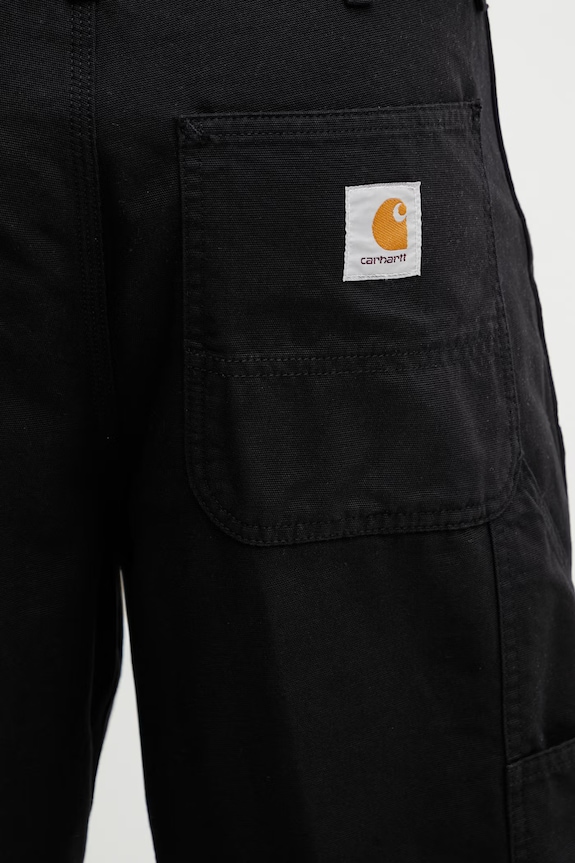 Carhartt WIP Double Knee Short Pantaloni scurți bumbac pentru bărbați I034793.8902 negru