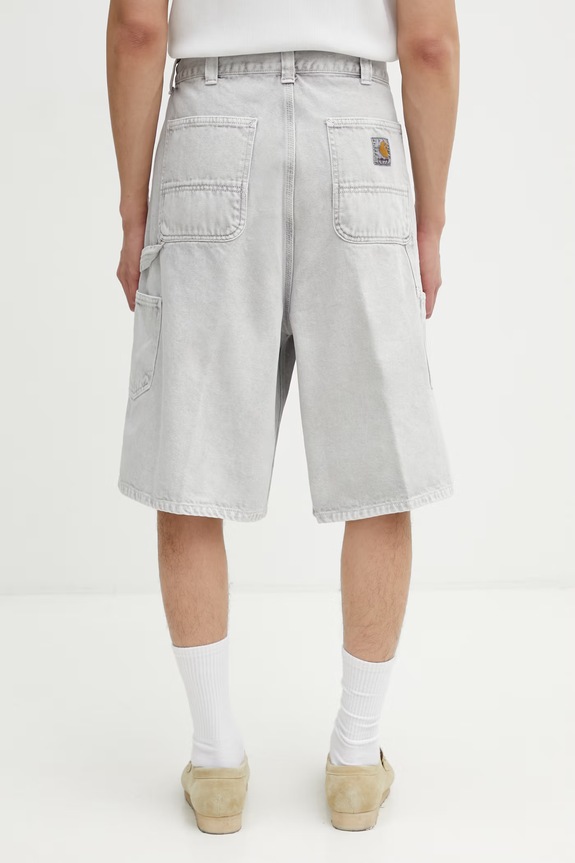 Îmbrăcăminte Carhartt WIP OG Single Knee Short pantaloni scurți din denim pentru bărbați I036497.895F gri