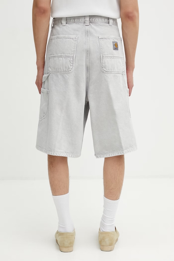 Îmbrăcăminte Carhartt WIP OG Single Knee Short pantaloni scurți din denim pentru bărbați I036497.895F gri