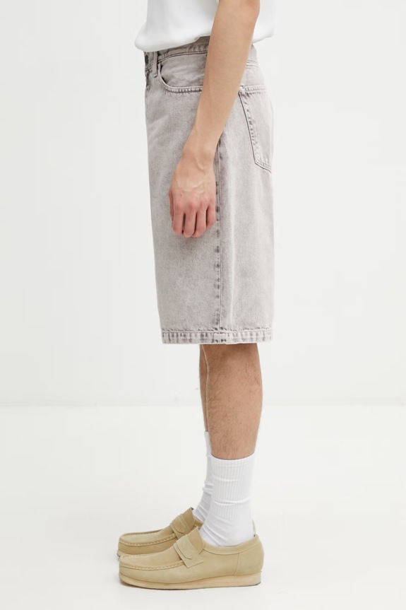 Carhartt WIP Landon Short pantaloni scurți din denim pentru bărbați I036494.3IS5F maro SS26