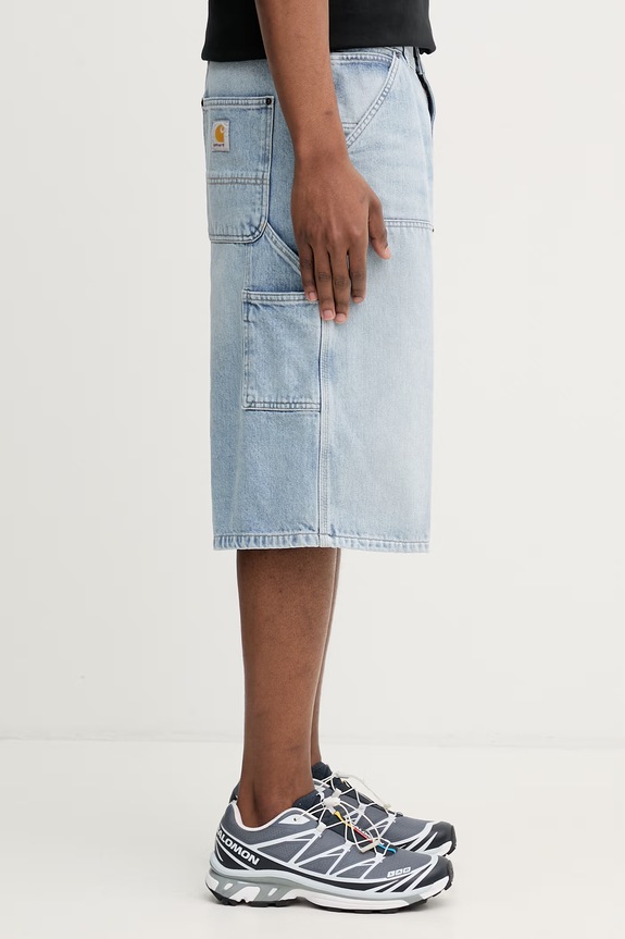 Carhartt WIP OG Double Knee Short szorty jeansowe męskie niebieski I036590.01WU