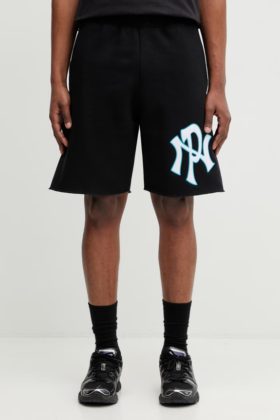 No Problemo Nyp Premium pantaloni scurți de trening pentru bărbați negru NP3005805