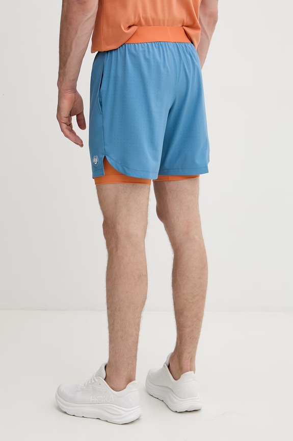 Oblečení Lacoste šortky pánské GH0336 modrá