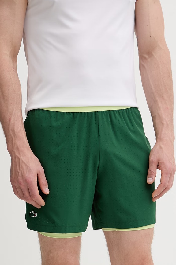 Lacoste šortky pánské zelená GH0336