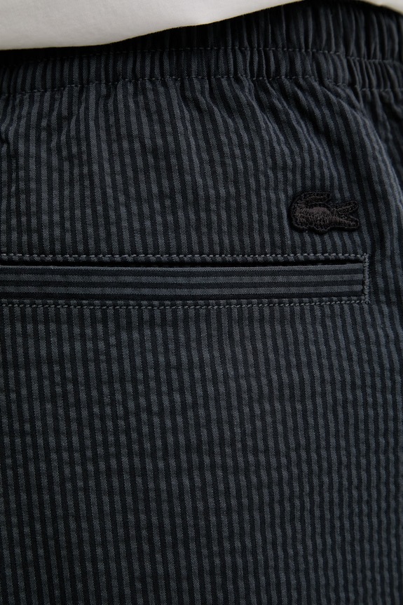 Lacoste pantaloni scurți pentru bărbați, cu bumbac gri GH1977
