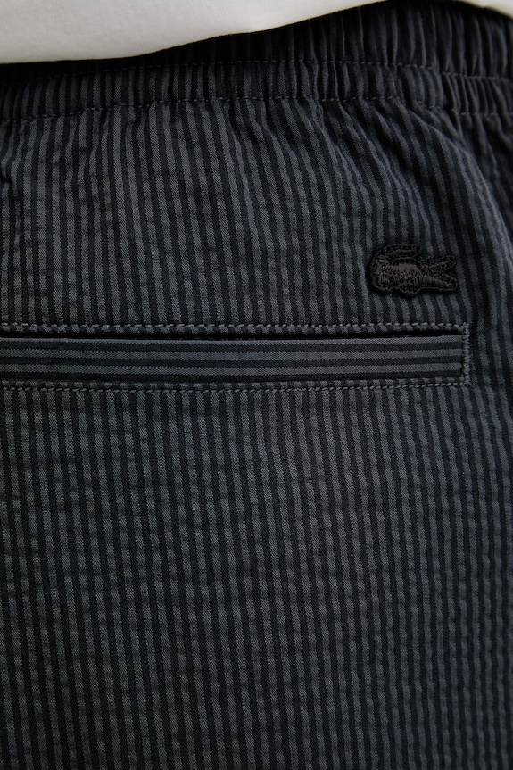 Lacoste pantaloni scurți pentru bărbați, cu bumbac gri GH1977