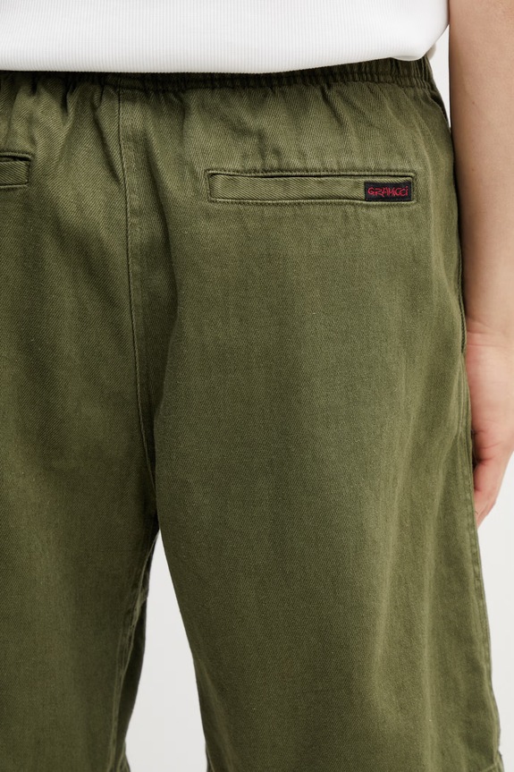 Gramicci HEMP G-SHORT шорти з бавовною чоловічі зелений G5SM.P067.