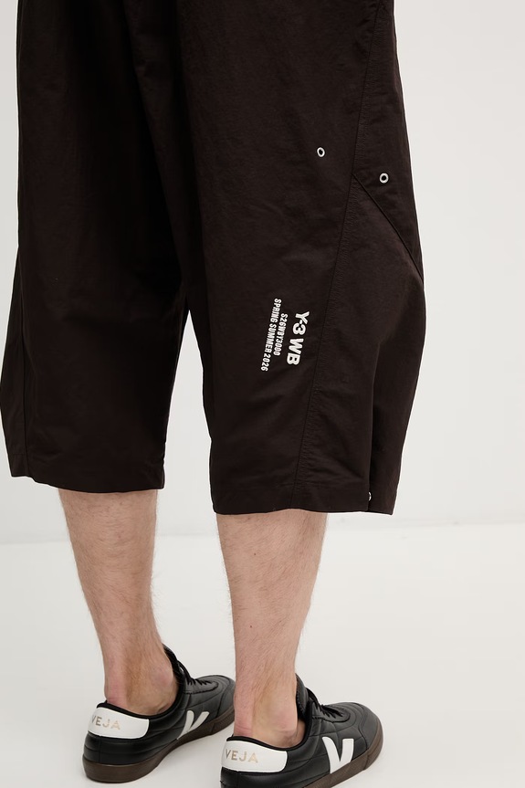 adidas Originals x Y-3 x Wales Bonner szorty z bawełną męskie brązowy KS3971