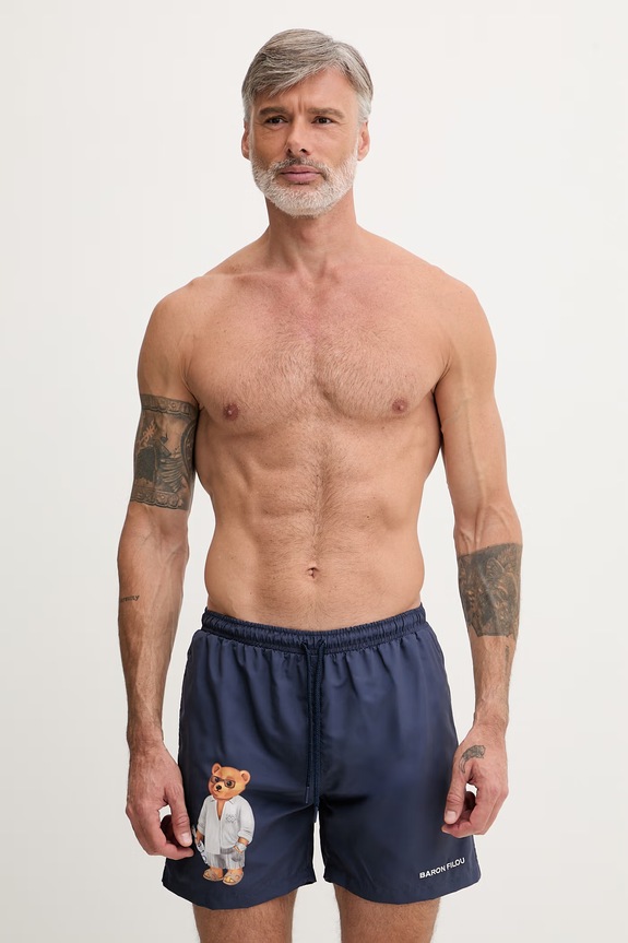 Baron Filou pantaloni scurți de baie pentru bărbați Filou CLXVIII. bleumarin 000015095