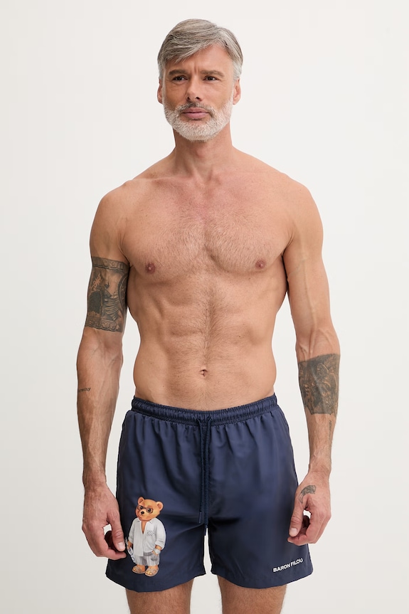 Baron Filou pantaloni scurți de baie pentru bărbați Filou CLXVIII. bleumarin 000015095
