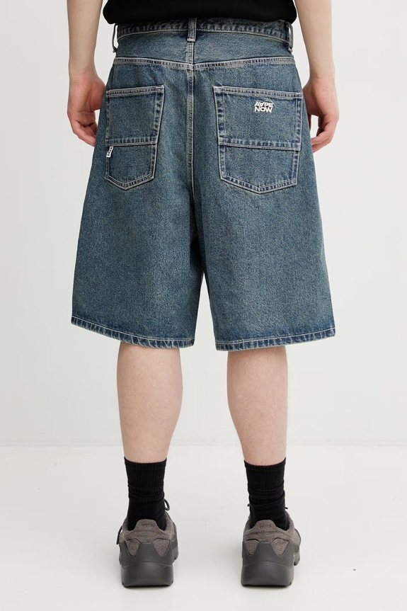 Îmbrăcăminte AAPE pantaloni scurți din denim pentru bărbați AAPSPMC677XXQ albastru