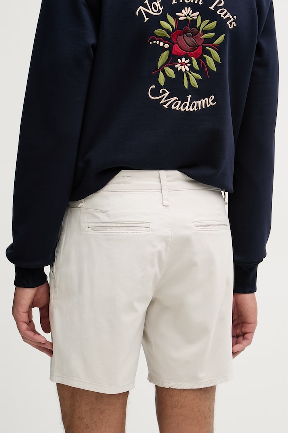Odzież rag & bone szorty męskie z bawełną RX2626S9WCH beżowy