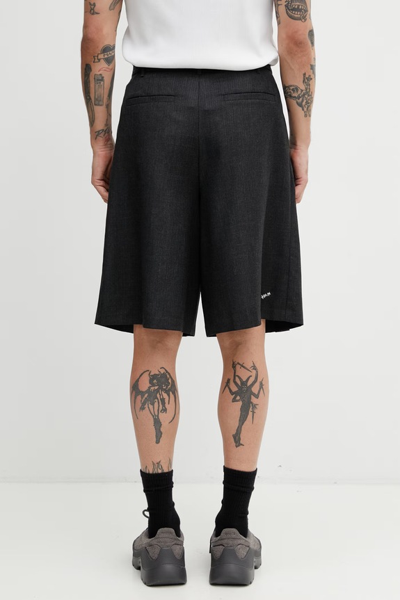 Ader Error къси панталони от вълна мъжки BO42FYBT0203GR сив SS26