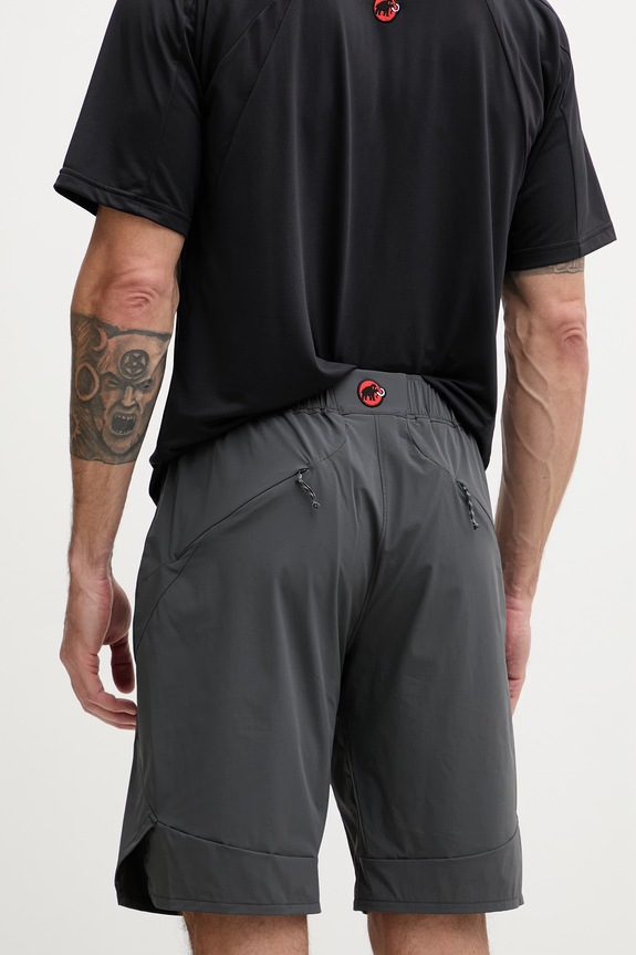 Mammut trekingové šortky Hiking patrol x mammut 1023.01590 sivá
