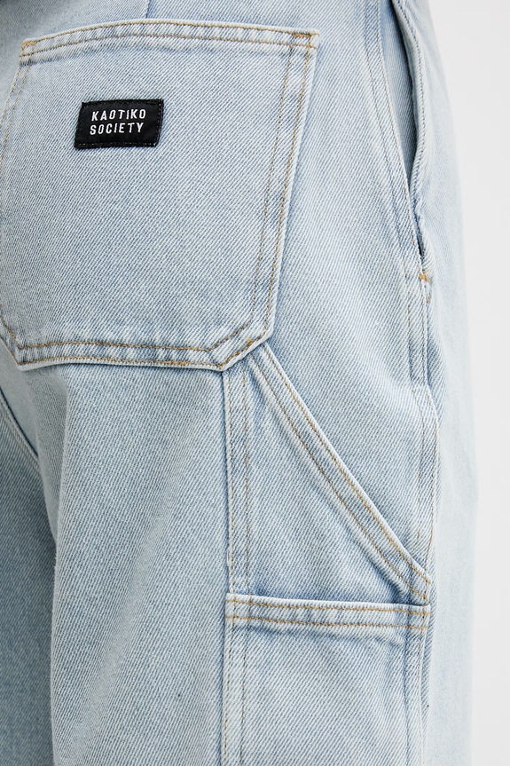 Kaotiko bermuda hlače denim AS006.01.K002 modra
