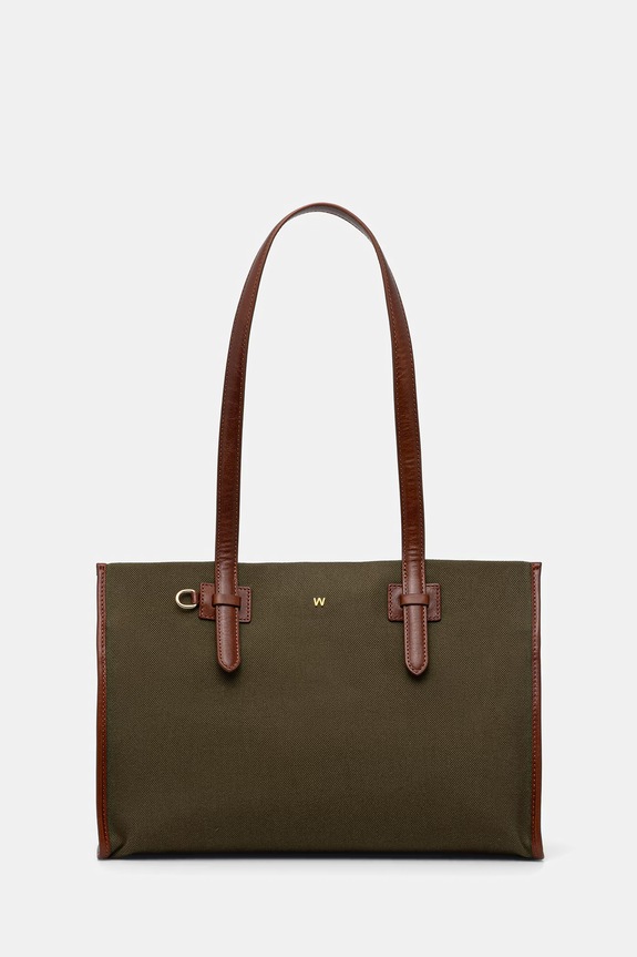 Weekend Max Mara torebka ACANDORE skóra licowa zielony 2615511064600