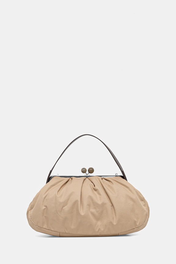 Weekend Max Mara torebka APIO nie mieści A4 beżowy 2615511124600