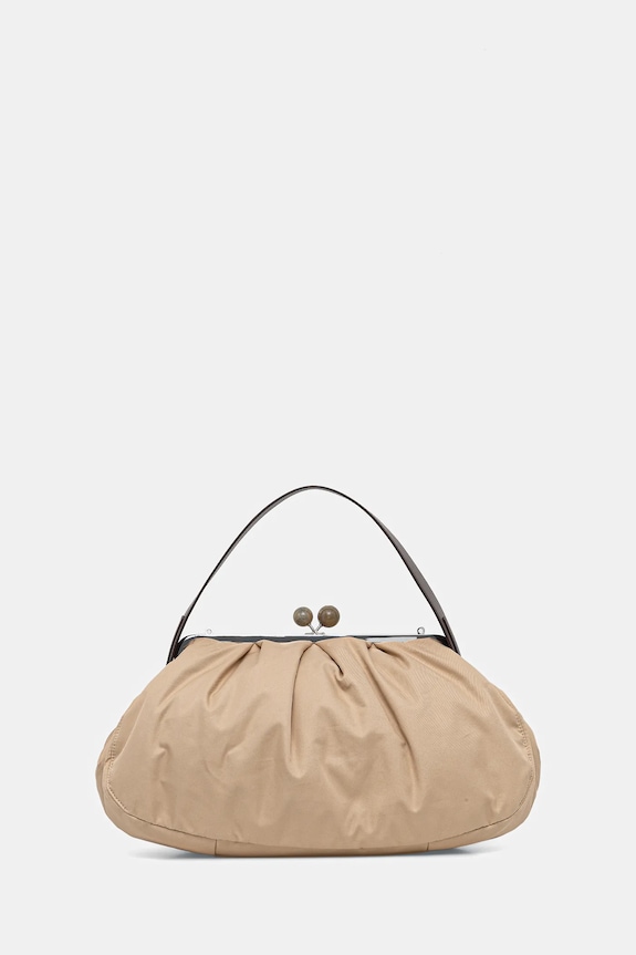 Weekend Max Mara torebka APIO nie mieści A4 beżowy 2615511124600